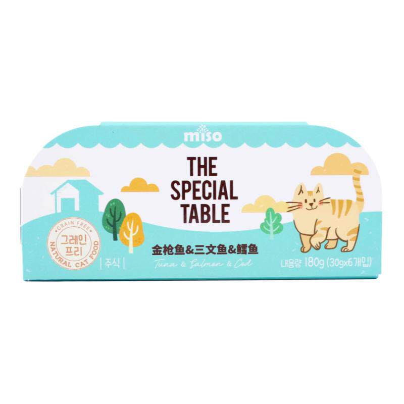 MISO猫罐头猫咪主食罐猫饭小鸟胃猫湿粮餐盒特别的餐桌慕斯小金罐