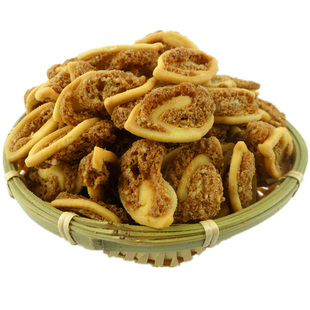 厂家散装称重猫耳朵酥小花片零食超市酒吧KTV膨化休闲食品大包装