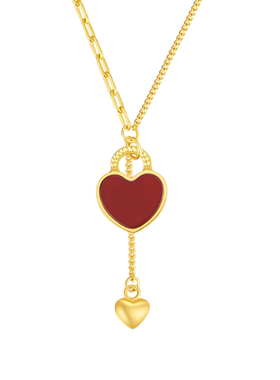 【生日礼物】周大生小红心项链