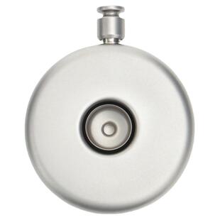 keith铠斯户外钛圆形扁酒壶130ml带漏斗家用便携白酒瓶酒壶Ti9303