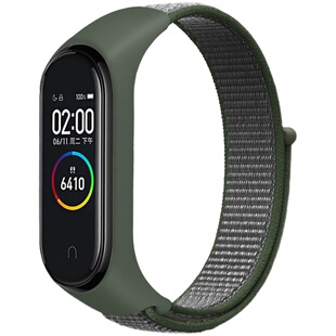 适用小米手环10/9/8/7/6腕带4/5/3nfc版尼龙回环替换腕带智能运动四五六七代防水手表带时尚男女款配件个性