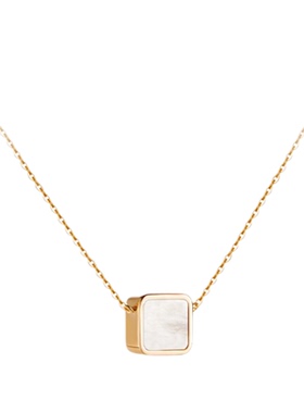 方糖贝母项链女2025年新款锁骨链