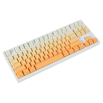KCPMASTER清橙PBT字透渐变键帽