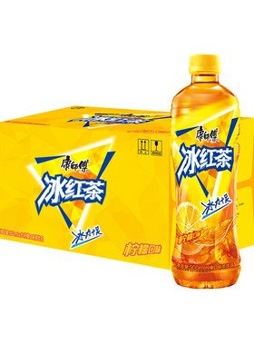 康师傅冰红茶500ml*15瓶整箱批发柠檬味瓶装茶饮料