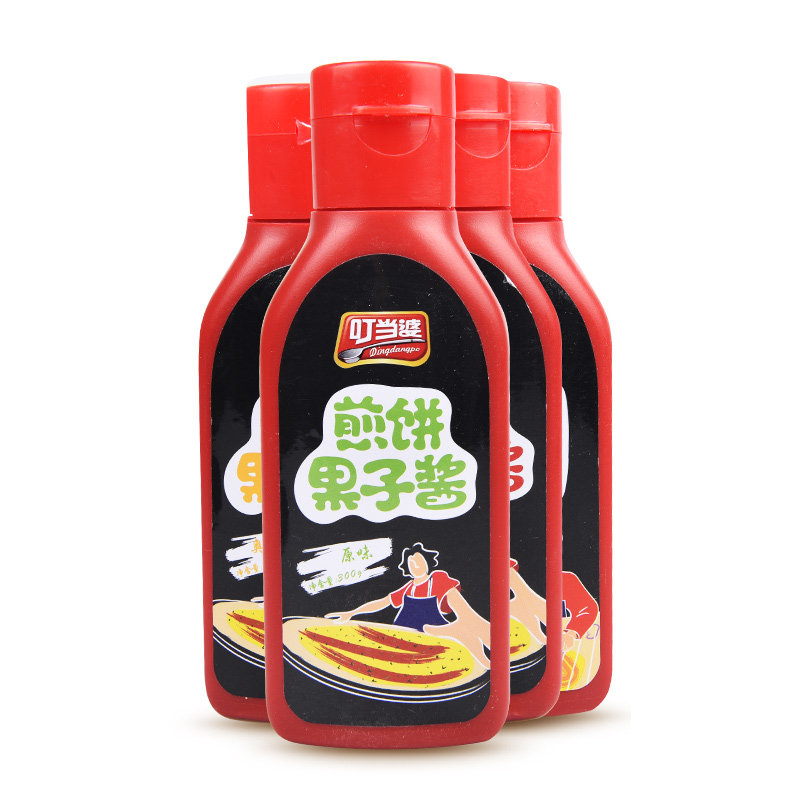叮当婆煎饼果子专用酱料卷饼酱山东杂粮煎饼配料刷酱手抓饼家用