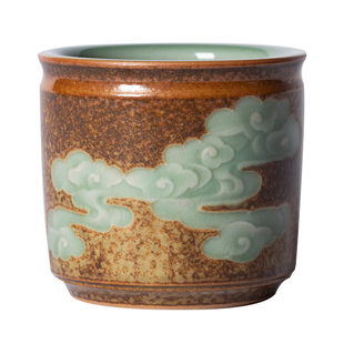 龙泉青瓷主人杯单杯陶瓷功夫茶具茶杯高档窑变个人家用品茗杯子