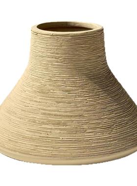 LIVETAIins莫兰迪拉丝纹陶瓷花瓶