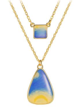 JuicyGrape星月夜双层项链