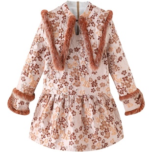 中装女装棉服冬季拜年服2026秋冬新中式国风棉袄加棉唐装汉服旗袍