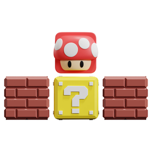 马里奥键盘键帽可爱创意机械键盘个性客制化单颗键帽艺术装饰礼物