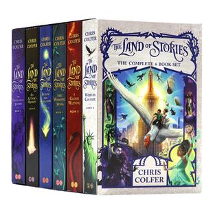 异世界童话之旅6册盒装 英文原版 The Land of Stories 故事之地1-2-3-4-5-6册 儿童文学英语课外阅读书籍The Wishing Spell