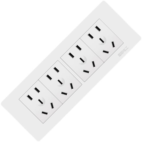 国际电工开关插座面板118型联排六孔十15孔墙壁暗装四位12多孔三