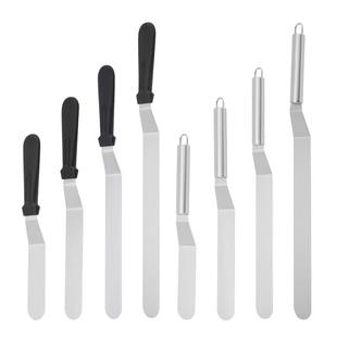 抹刀奶油戚风蛋糕面包烘焙模具裱花装饰刮刀用工具6寸切刀全套8寸
