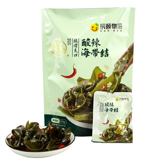 辰颐物语酸辣海带结370g/袋福建内海海带制作独立装零食开袋即食