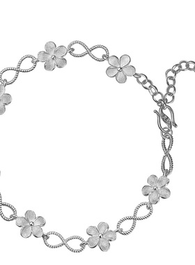 吴越老银铺足银990柔窈手链小众