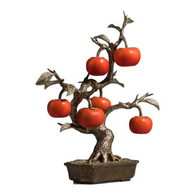 铜师傅《六六大顺》客厅桌面摆件