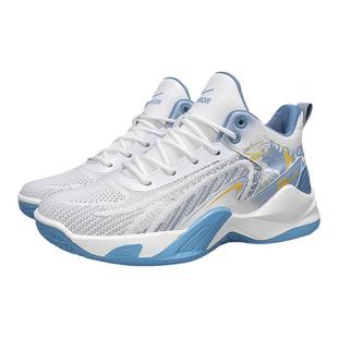 回力官方旗舰店实战篮球鞋男款秋季耐磨减震防滑透气高帮运动鞋男