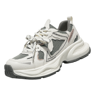 德赛厚底增高老爹鞋透气软底