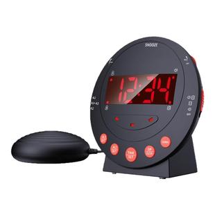 强力震动闹钟聋人嗜睡者听力障碍老年人叫醒神器超大音量振动时钟