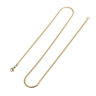 美式嘻哈钛钢蛇骨链男女个性bf风街舞说唱项链情侣百搭颈链锁骨链