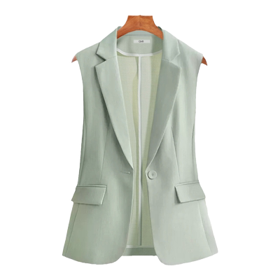 夏季薄款马甲有口袋外套OL通勤