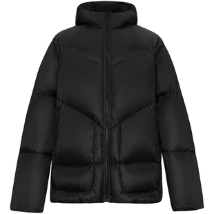 CHINISM丨短款连帽羽绒服男冬季新款黑色加厚保暖男士面包服外套