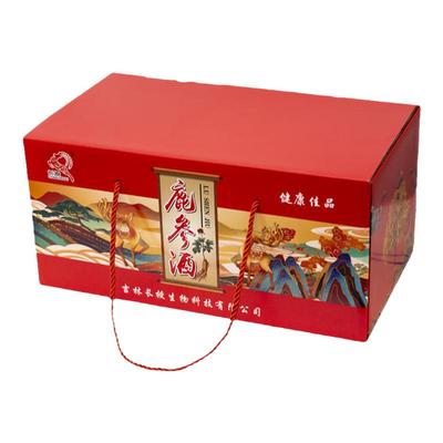 长授鹿茸血酒礼盒16瓶鹿鞭酒42度