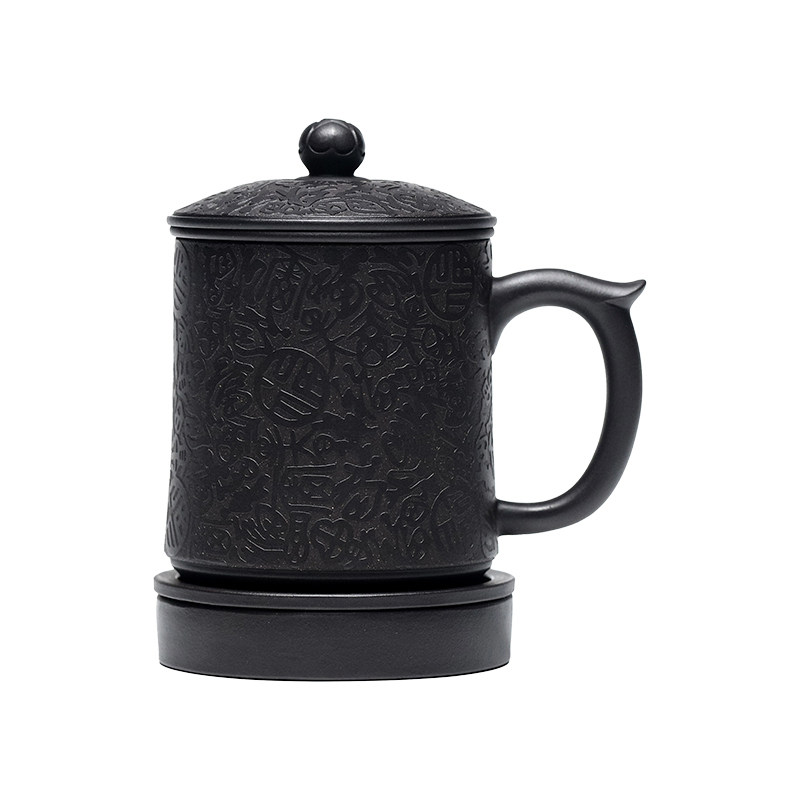 宜兴正品纯手工紫砂杯泡茶杯