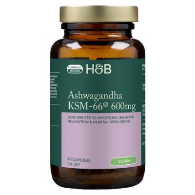 英国HB荷柏瑞南非醉茄降低皮质醇男女通用缓解焦虑助眠非褪黑素