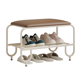 换鞋凳门口家用小户型玄关鞋架带坐凳一体靠墙室内软包可坐式鞋柜