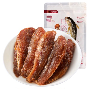 三只松鼠海味零食香酥小黄鱼鱿鱼丝鳕鱼肠鱼干即食香辣味网红小吃