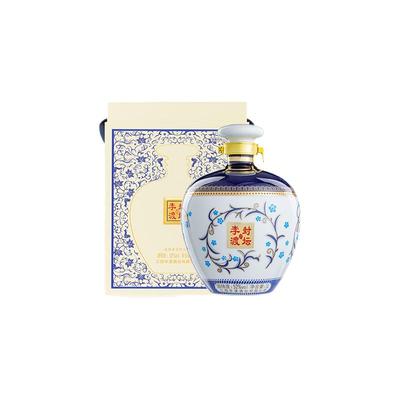 浓特兼香李渡高粱酒洞藏封坛酒1L青花52度整箱礼盒装