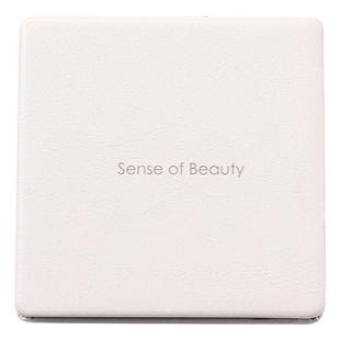 古迪双面小镜子女随身便携带化妆镜精致男士口袋折叠迷你手持圆镜