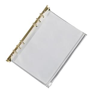 A5透明文件袋6孔文件袋插页保护袋名片夹活页透明袋保护套加厚打孔文件袋资料保护膜防水B59孔袋文件收纳保存