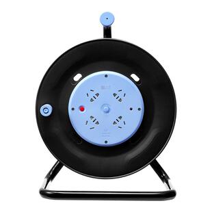 公牛插座电源卷线盘空盘移动电缆盘漏电保护拖线插线板延长线804L