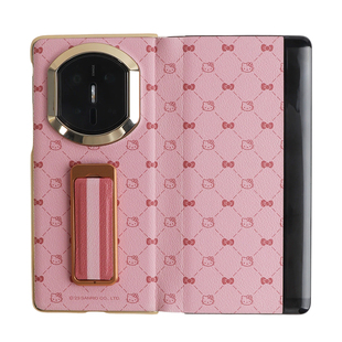 凯蒂猫适用华为x7手机壳x6新款matex7典藏版matex6腕带支架外壳x5折叠全包mate系列x3高端超薄matex5保护套KT