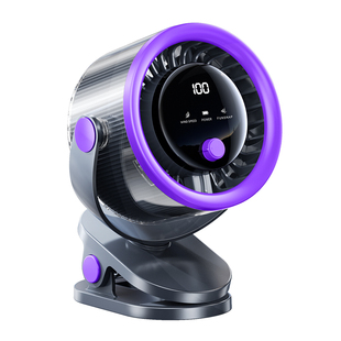 夹子小风扇usb小型家用台式电风扇办公室桌面上制冷大风力夹式宿舍床头超静音充电超长续航降温神器2026新款f