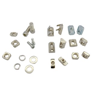 弹珠螺母材AHK21铝型材后装弹性定位防松锁紧螺母M4M5M6M8欧国标