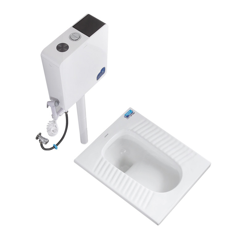 JOMOW蹲便器水箱套装陶瓷大便器