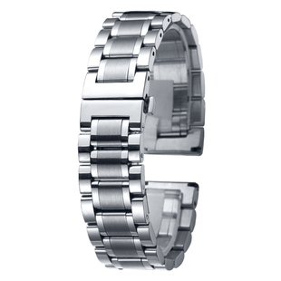 积优男士精钢适用精工海鸥西铁城罗西尼启迪不锈钢表带钢带女款