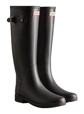 HUNTER女雨鞋露营防水高筒长靴