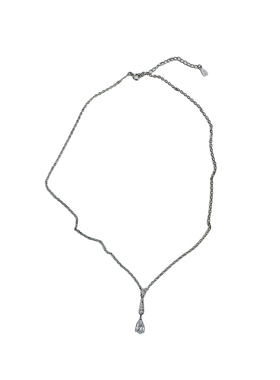 一颗泪滴超闪玻璃锆石项链