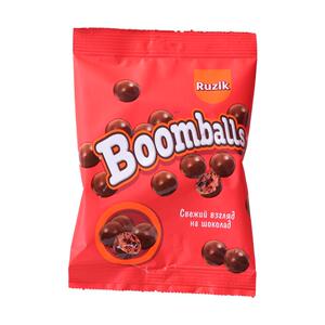 俄罗斯进口麦丽素纯可可脂巧克力夹心脆芯球年货糖果官方旗舰店