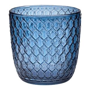 意大利IVV进口酒杯大号饮料杯创意啤酒杯蓝色杯子餐饮杯子60年代