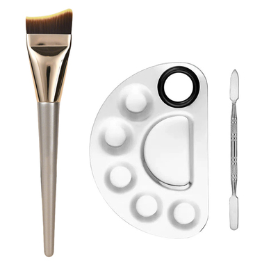 鱼尾平头粉底刷粉底液调色板