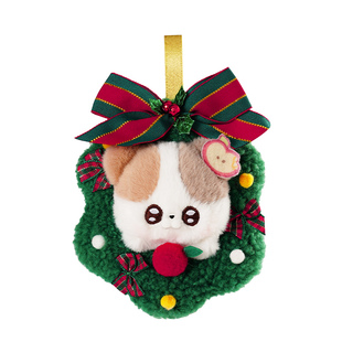 ABFUN玩偶娃娃handspupu挂件毛绒玩具狗狗公仔花环新年礼物送女生