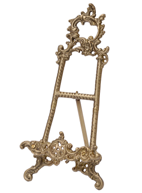 进口黄铜盘子支架复古手工茶饼架