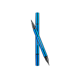 名创优品MINISO双头粗细液体眼线笔流畅易上色黑色防水不晕染