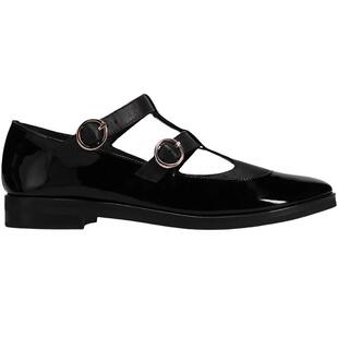 REPETTO丽派朵 Salome college黑色拼接镂空玛丽珍鞋春季