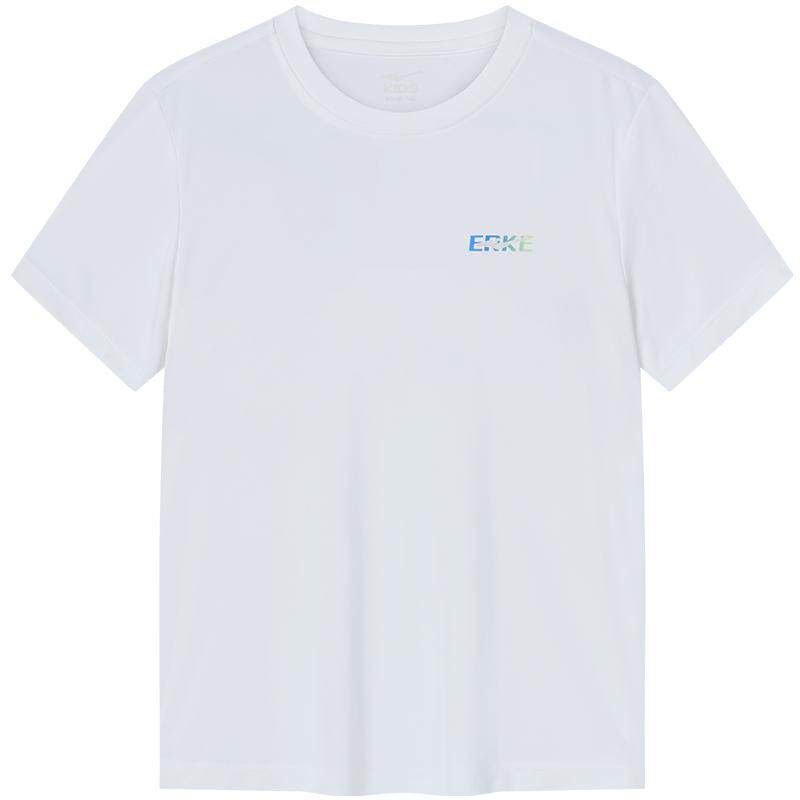 鸿星尔克童装儿童短袖T恤男童夏季防晒速干衣女童中大童运动上衣